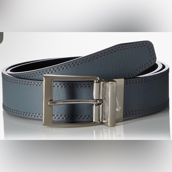 Nike Men's Reversible Classic Belt black/Grey size small - Picture 1 of 7